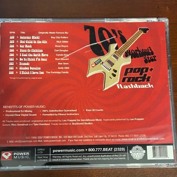 70's Workout Step CD - Red - Picture 2 of 3
